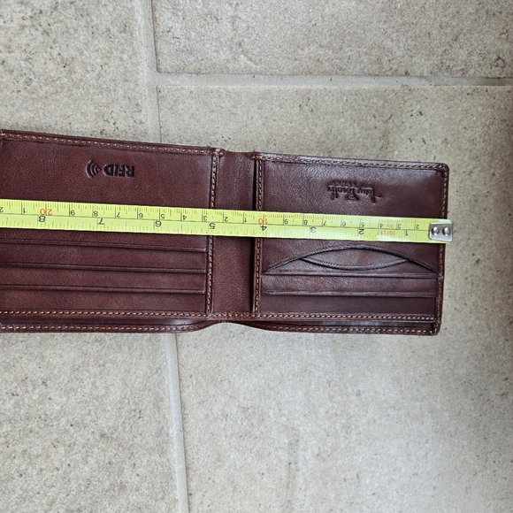 Tony Peroth Wallet Leather Italy Quality Dad Gift Brown RFID - Picture 13 of 13